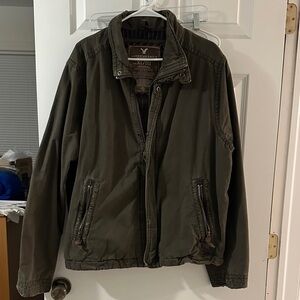 American Eagle Outfitters Dark Olive Field Jacket
